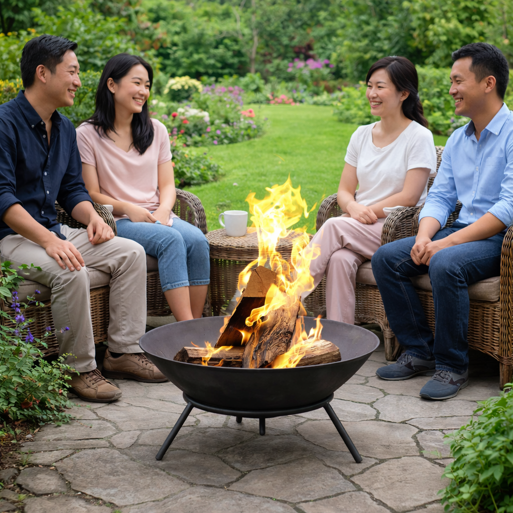 Outdoor Firepit-Wood Burning Firepit