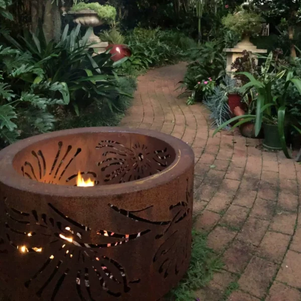 Double-Skin Round Fire Pit - Image 4