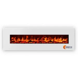 Electric Fireplaces without Heater - White